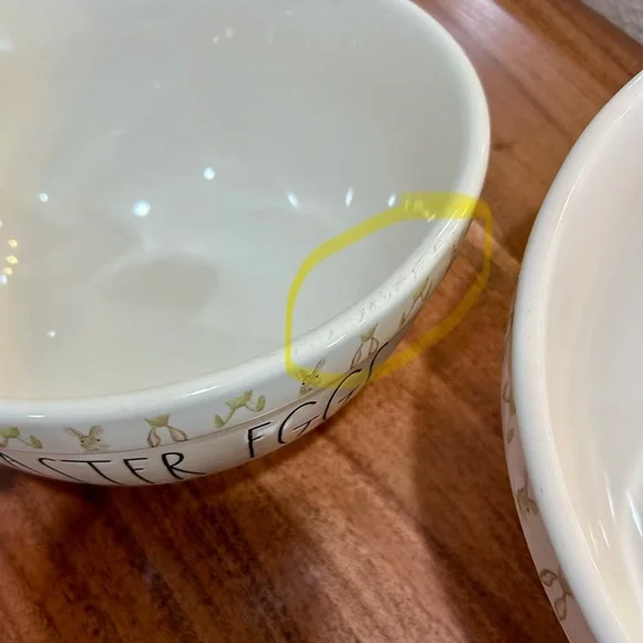 Rae Dunn set of 3 ceramic Easter mixing bowls Happy Easter, Hip Hop, Easter Eggs - Picture 4 of 16